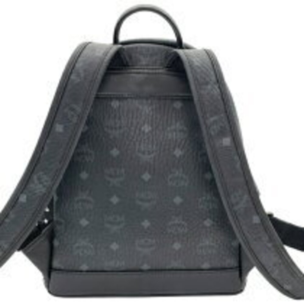 Mcm Stark Black Backpack Visetos Canvas
